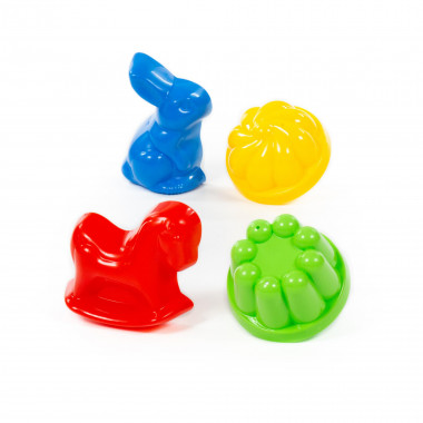 Формочки Круглые, Заяц, Лошадка — Полесье Россия