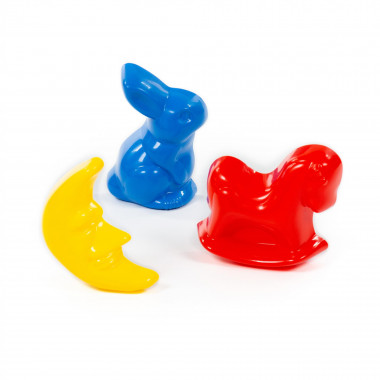 Формочки Заяц, Лошадка, Месяц — Полесье Россия