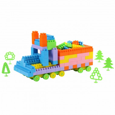 Конструктор Строитель Макси-плюс, 350 элемента — Полесье Россия