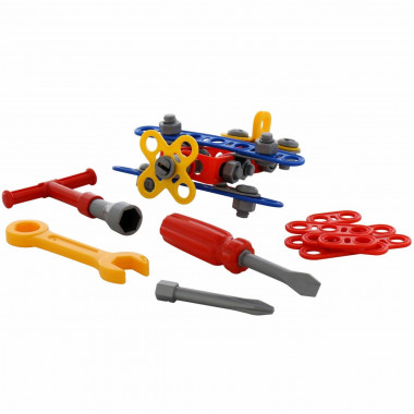 Конструктор Изобретатель - Самолёт №1 (57 элементов) — Полесье Россия