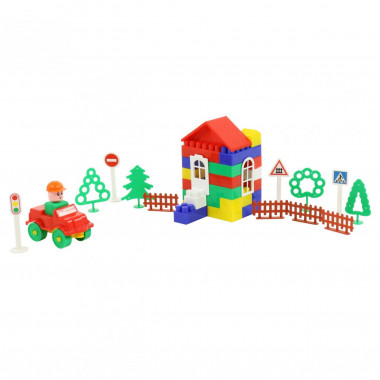 Конструктор Строитель 52 элемента — Полесье Россия