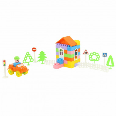 Конструктор Строитель 52 элемента — Полесье Россия