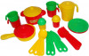 Набор детской посуды Настенька на 4 персоны, яркая фото 1 — Полесье Россия