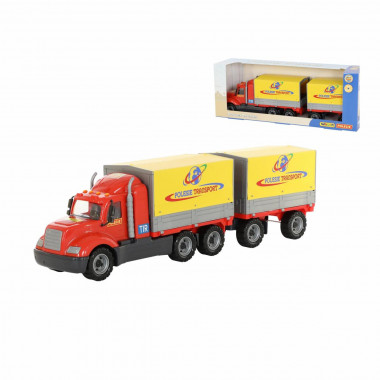 Майк, автомобиль бортовой тентовый с прицепом — Полесье Россия