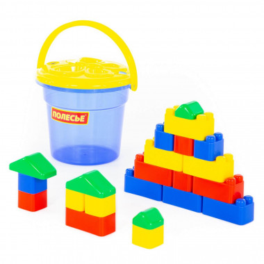 Конструктор Беби в ведерке (22 элемента) — Полесье Россия