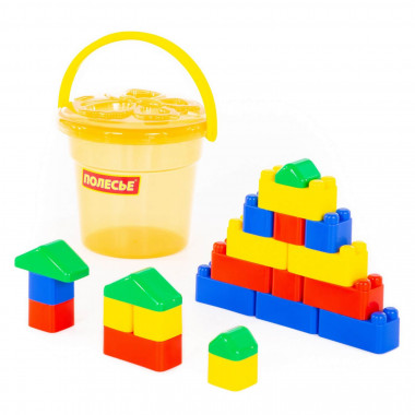 Конструктор Беби в ведерке (22 элемента) — Полесье Россия