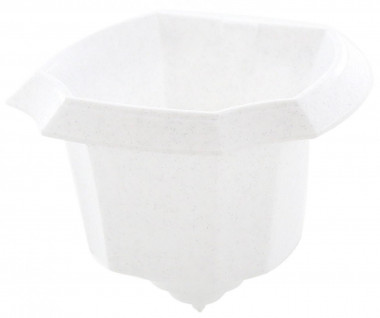 Цветочный горшок настенный Ника h130 мм - 4 л белый ЦВ — Полесье Россия