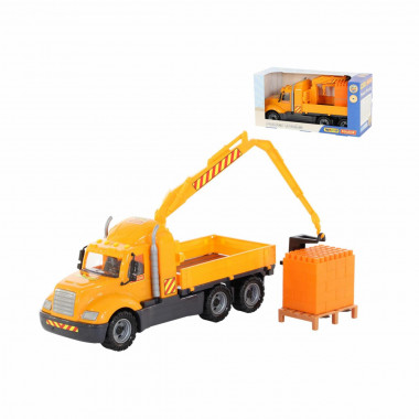 Кран Полесье Майк+ конструктор Супер-Микс 30 элементов — Полесье Россия