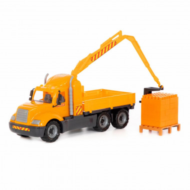 Кран Полесье Майк+ конструктор Супер-Микс 30 элементов — Полесье Россия