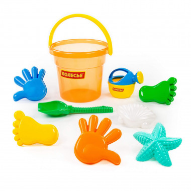 Набор №354 (ведро макси, лопата, формочки, лейка малая) — Полесье Россия