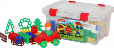 Конструктор Строитель 71 элемент — Полесье Россия