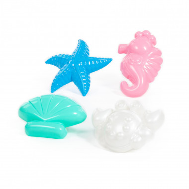 Формочки (морской конек, краб №2, морская звезда №2, ракушка №2) — Полесье Россия