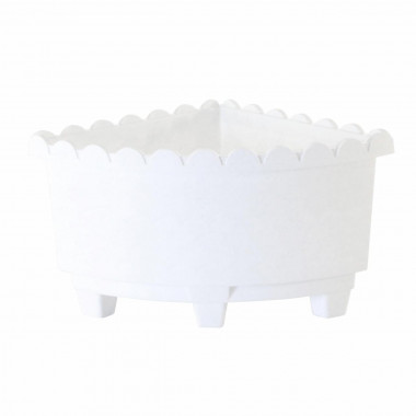 Цветочный горшок угловой Эмиль b395 мм, h=290 мм - 20 л белый ЦВ — Полесье Россия