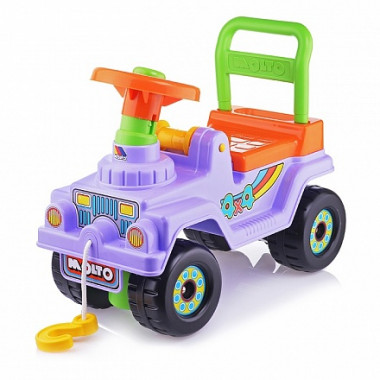 Детская каталка Джип 4х4 - №3 (сиреневый) - 3шт в уп — Полесье Россия