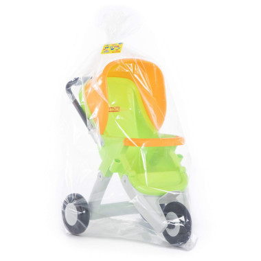 Коляска для кукол прогулочная Anita 3-х колёсная (зелёная) (в пакете) — Полесье Россия