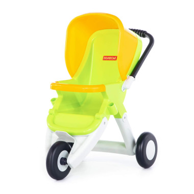 Коляска для кукол прогулочная Anita 3-х колёсная (зелёная) (в пакете) — Полесье Россия