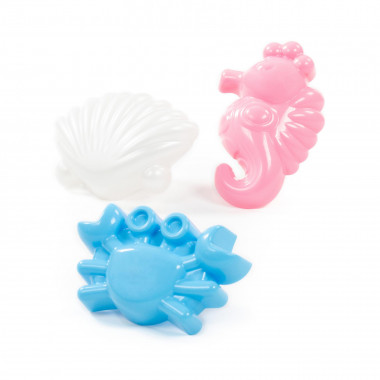 Формочки (краб №1, морской конёк, ракушка №1) — Полесье Россия