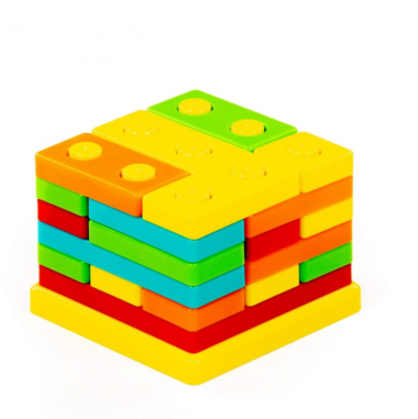 Игрушка развивающая &quot;3D пазл&quot; №1 (23 элемента) (в сеточке) — Полесье Россия