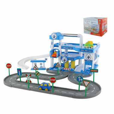 Детский Паркинг ARAL 3-уровневый с дорогой — Полесье Россия