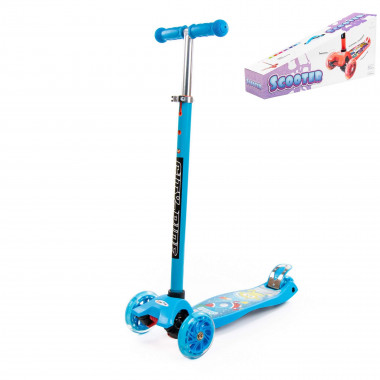 Детский самокат (голубой) — Полесье Россия