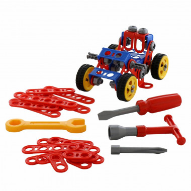 Конструктор Изобретатель - Квадроцикл №1 (87 элементов) — Полесье Россия