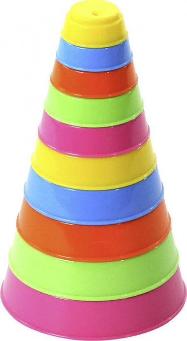 Занимательная пирамидка 10 элементов — Полесье Россия