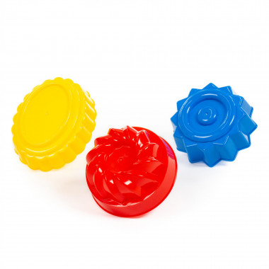 Формочки Пирожные (3 шт) — Полесье Россия