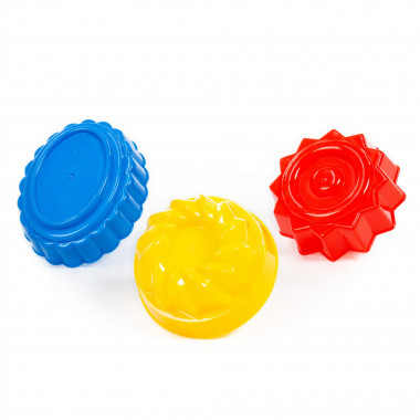 Формочки Пирожные (3 шт) — Полесье Россия