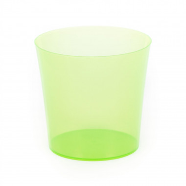 Кашпо №1 для цветов, 1,7 литра прозрачно-зелёное, d155 мм, h145 мм — Полесье Россия