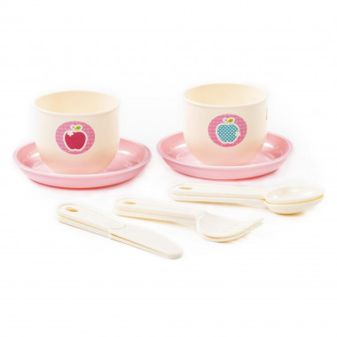 Набор детской посуды Минутка на 2 персоны (V6) 10 элементов — Полесье Россия