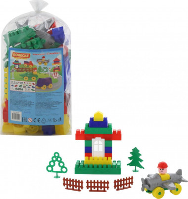 Конструктор Строитель 92 элемента — Полесье Россия