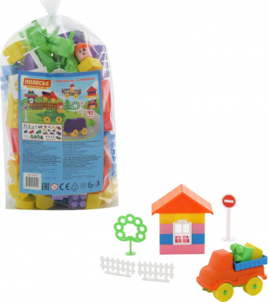 Конструктор Строитель 92 элемента — Полесье Россия