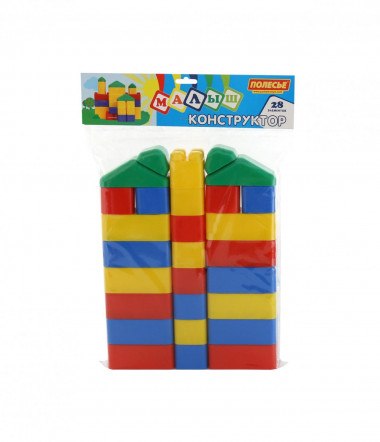 Конструктор Малыш (28 элементов) — Полесье Россия