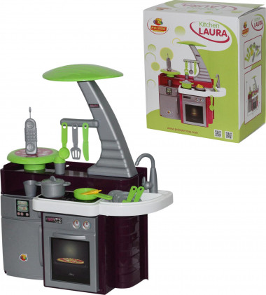 Кухня детская Laura (Лаура) с варочной панелью (свет, звук) — Полесье Россия