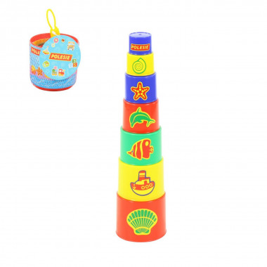 Занимательная пирамидка №3 (7 элементов) — Полесье Россия