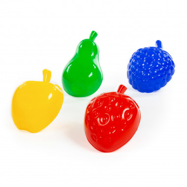 Формочки большие Фрукты (4 шт) — Полесье Россия