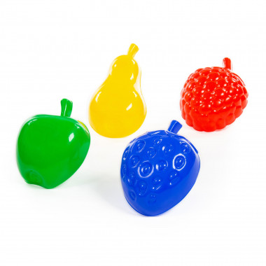 Формочки большие Фрукты (4 шт) — Полесье Россия