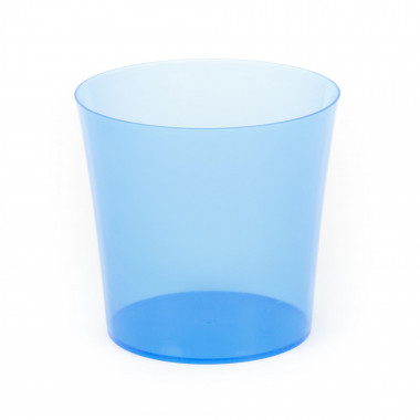 Кашпо №1 для цветов, 1,7 литра прозрачно-синее, d155 мм, h145 мм — Полесье Россия