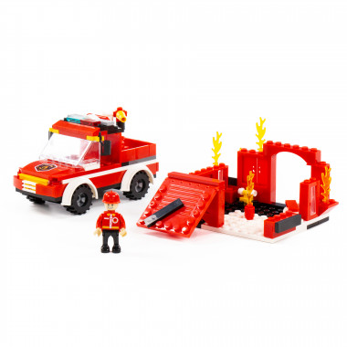 Конструктор Классик Город. Пожарная часть-1.6 (187 элементов) — Полесье Россия