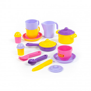 Набор детской посуды Хозяюшка на 3 персоны — Полесье Россия