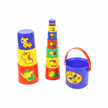 Занимательная пирамидка №3 (11 элементов) — Полесье Россия