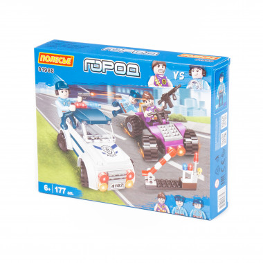 Конструктор Классик Город. Полиция-3 (177 элементов) — Полесье Россия