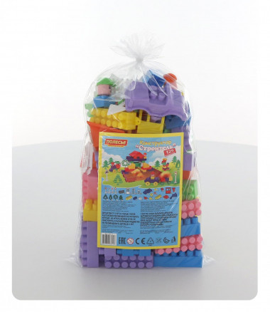 Конструктор Строитель 129 элементов — Полесье Россия
