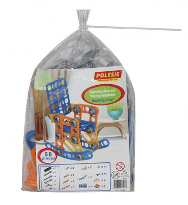 Конструктор Изобретатель - Кресло-качалка №1 (58 элементов) — Полесье Россия