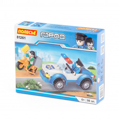 Конструктор Классик Город. Полиция-4 (98 элементов) — Полесье Россия
