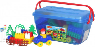 Конструктор Строитель (138 элементов) — Полесье Россия