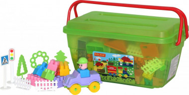 Конструктор Строитель (138 элементов) — Полесье Россия