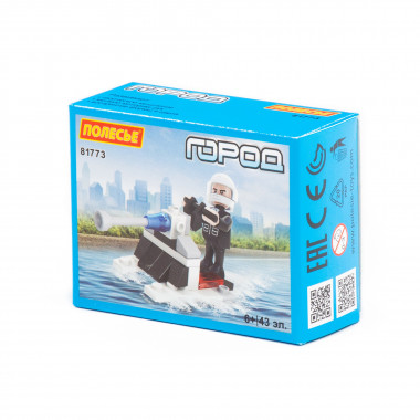 Конструктор Классик Город. Полиция-7 (43 элемента) — Полесье Россия