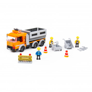 Конструктор Классик Город. Строительная бригада-1 (263 элемента) — Полесье Россия