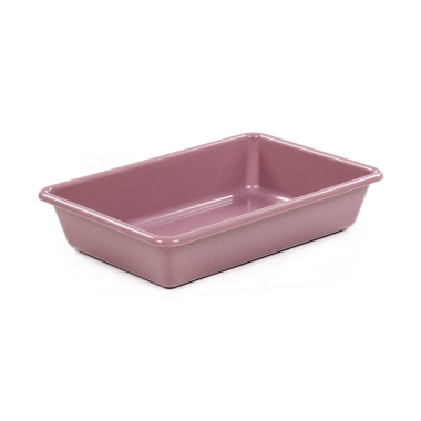 Лоток прямоугольный №7, 2,5 литра, бледно-бордовый 300х203х62 мм — Полесье Россия